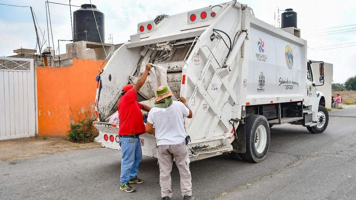 camión recvolector de basura Huamantla (2)